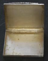 Dekoratív, art deco ezüst cigarettatárca 81,2g a századfordulóról