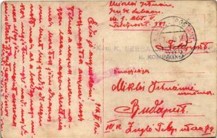 1916 Osztrák-magyar haditengerészet matróza a szerelmével / K.u.K. Kriegsmarine Matrose / Austro-Hun...