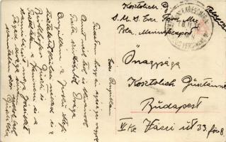 1915 Osztrák-magyar haditengerészet matróza a szerelmével / K.u.K. Kriegsmarine Matrosenliebe / Aust...