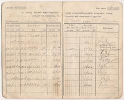 Budapest 1910. "Pesti Magyar Kereskedelmi-Bank - Kölcsön Törlesztési Könyvecske" 1600K jel...