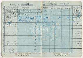 Budapest 1910. "Pesti Magyar Kereskedelmi-Bank - Kölcsön Törlesztési Könyvecske" 1600K jel...