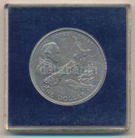 Új-Zéland 1969. 1$ Cu-Ni "II. Erzsébet / Cook megérkezésének bicentenáriuma" műanyag tokba...