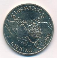 1985. 100Ft alpakka Labdarúgó Világbajnokság 1986. - Mexikó térkép T:BU