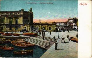 Napoli, Naples; LImmacolatella, Stazione marittima / ship station (EK)