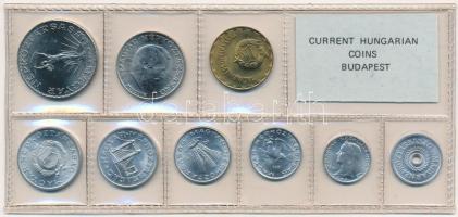 1981. 2f-10Ft (9xklf) érmés forgalmi sor fóliatokban T:1 patina Adamo FO14