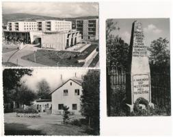 30 db MODERN magyar fekete-fehér retro város képeslap a 70-es évektől / 30 modern Hungarian black and white town-view postcards