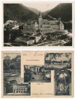 14 db RÉGI magyar város képeslap vegyes minőségben / 14 pre-1945 Hungarian town-view postcards in mixed quality