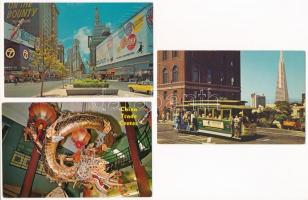 12 db MODERN amerikai város képeslap / 12 modern American (USA) town-view postcards