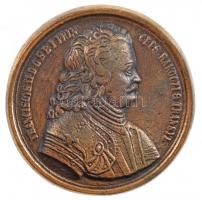 II. Rákóczi Ferenc bronz emlékérem, öntött, modern másolata COPIE jelzéssel (55mm) T:2