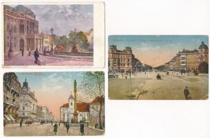 Budapest - 5 db régi képeslap / 5 pre-1945 postcards