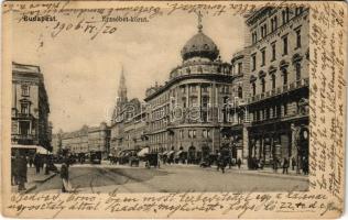 1906 Budapest VIII. Erzsébet körút (Blaha Lujza tér), Zálogkölcsön üzlet (EB)