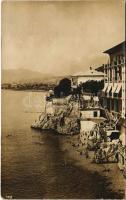 1918 Susak, Sansego (Mali Losinj); beach. Atelier Betty (Abbazia) photo (EK)