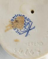 Herendi porcelán Ludas Matyi, kézzel festett, jelzett, kis kopásnyomokkal, m: 8 cm