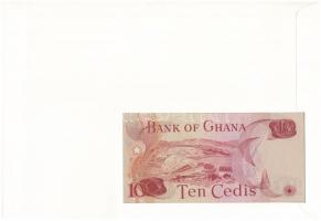 Ghána 1978. 10C felbélyegzett borítékban, bélyegzéssel T:I Ghana 1978. 10 Cedis in envelope with sta...