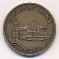 1983. "Szécsény - A Művelődési Központért" Br emlékérem plombált ÁPV tokban (42mm) T:1-,2