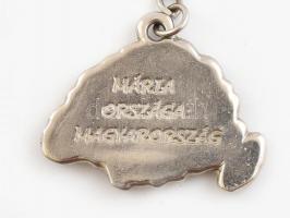 "Mária országa Magyarország" modern irredenta kulcstartó, jó állapotban, h: 10 cm