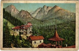 1926 Tátra, Magas-Tátra, Vysoké Tatry; Studenovodské kúpele, Hotel Kolbach / Tarpatakfüredi szálloda...