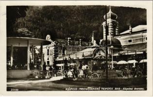 1938 Trencsénteplic, Trencianske Teplice; Kúpelná dvorana / fürdő / spa, bath