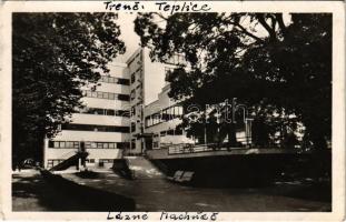 1948 Trencsénteplic, Trencianske Teplice; "Machnác" Liecebny dom ÚSP / fürdő / spa, bath (EK)