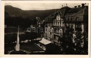 1947 Trencsénteplic, Trencianske Teplice; Grand Hotel Nagyszálloda, Fabian Ondreicka üzlete / hotel, shop