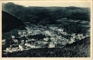 Trencsénteplic, Trencianske Teplice; Pohlad od jelena / Aussicht vom Hirschensprung / látkép / general view