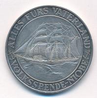 Németország 1966. "A fehmarni hajókatasztrófa emlékére" kétoldalas, peremén jelzett Ag eml...