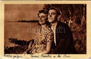 1954 Civil a pályán: Ferrari Violetta és Sós Imre. Képzőművészeti Alap (EK)
