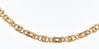 Arany (14k/Au) nyaklánc, jelzett, nettó: 12g, h: 62cm