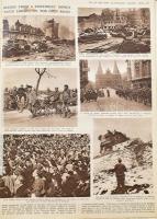 1945 The Illustrated London News májustól terjedő számai. bekötve, a világháború győzteseinek dicsér...