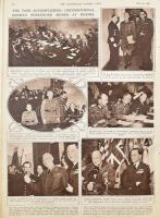 1945 The Illustrated London News májustól terjedő számai. bekötve, a világháború győzteseinek dicsér...