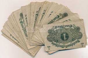 Német Birodalom 1920. 1M (80x) T:III,III-
German Empire 1920. 1 Mark (80x) C:F,VG
Krause P#58