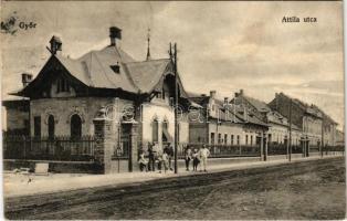 1916 Győr, Attila utca, villa, Káldy Lajos építési irodája