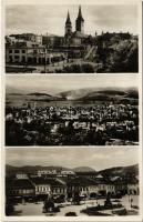 1937 Zsolna, Sillein, Zilina; mozaiklap / multi-view postcard (ragasztónyom / glue mark)