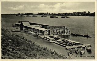 1939 Paks, Dunai uszoda, úszó hajómalom / floating boat mills