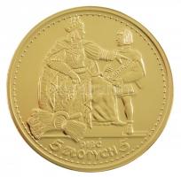 DN "Történelmi aranypénzek - Lengyelország 5 zloty 1925" aranyozott Cu-Ni utánveret "...