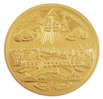 DN "Történelmi aranypénzek - I. Ferenc 8 Dukát 1745-1765" aranyozott Cu-Ni utánveret "...