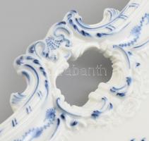 Meisseni nagy méretű porcelán tál, jelzett, másodosztály, hibátlan. 41x41 cm