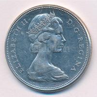 Kanada 1967. 1$ Ag "II. Erzsébet" T:1- Canada 1967. 1 Dollar Ag "Elizabeth II" C...
