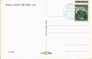1938 Kassa, Kosice; Vystava Vychodu CSR / Kelet-Csehszlovákia Kiállítás / East-Czechoslovakian Exhib...