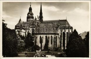 1938 Kassa, Kosice; Dóm / Székesegyház / cathedral + "1938 Kassa visszatért" So. Stpl. (fl)