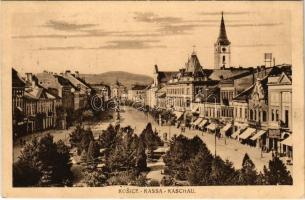 1925 Kassa, Kosice; Fő utca, üzletek / main street, shops (EK)