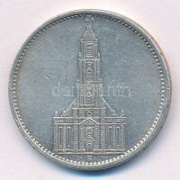 Német Harmadik Birodalom 1935A 5M Ag "Hindenburg" T:2 German Third Reich 1935A 5 Mark Ag &...