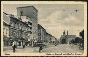 1940 Képeslap Németh László (1901-1975) író részére, Gulyás Pál, Kerényi Károly és mások aláírásával