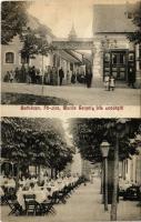 1914 Budakeszi, Fő utca, Martin Gergely féle vendéglő és kert