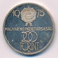 1975. 200Ft Ag "Felszabadulás" T:1 (eredetileg PP) patina
Adamo EM46