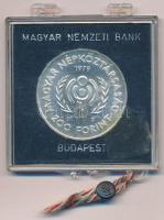 1979. 200Ft Ag "Nemzetközi gyermekév" eredeti, plombált "MNB" plasztiktokban T:B...