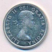 Kanada 1963. 1$ Ag II. Erzsébet T:2  Canada 1963. 1 Dollar Ag Elizabeth II C:XF  Krause KM#54