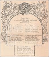 1925 Szentiványi József: Ünnepi Óda a Ludovika Akadémia bajtársi találkozóján