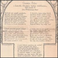 1925 Szentiványi József: Ünnepi Óda a Ludovika Akadémia bajtársi találkozóján
