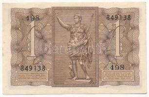 Olaszország 1939. 1L T:Il hajtatlan, fo.
Italy 1939. 1L C:XF unfolded, spotted
Krause P#26